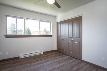 Ample closet space